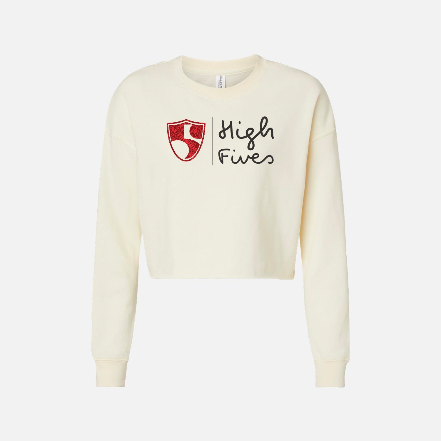 High Fives Crop Crewneck